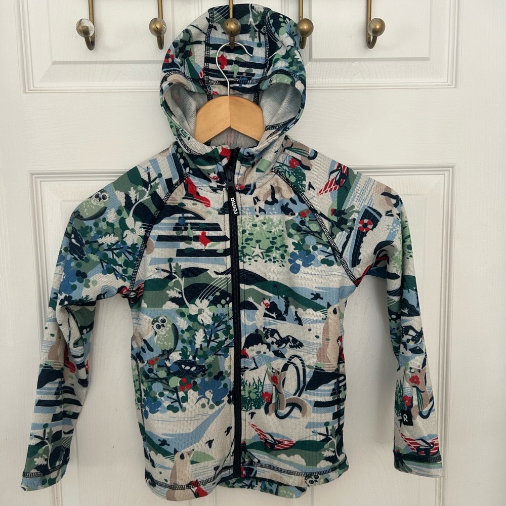 Morino Wool Zip Hoodie 7Y Never Worn
